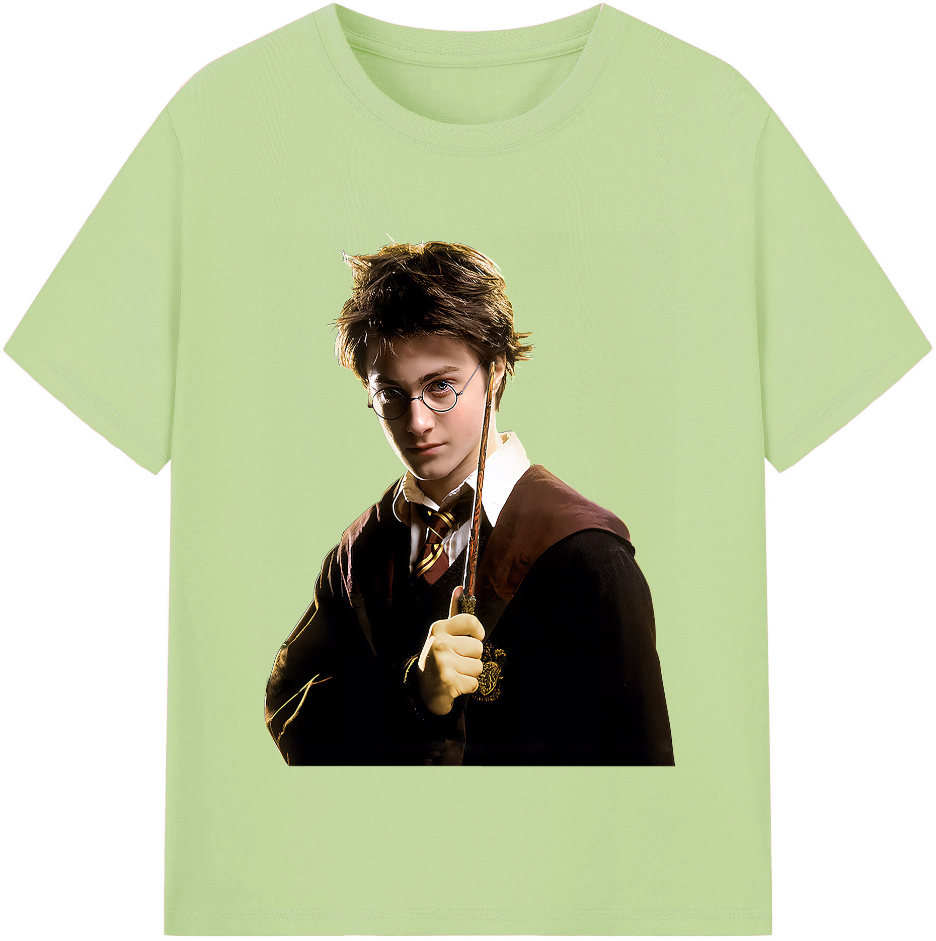 （画像用） Harry Potter ハリー・ポッターシリーズ 綿100％半袖Tシャツ（フロントプリント）